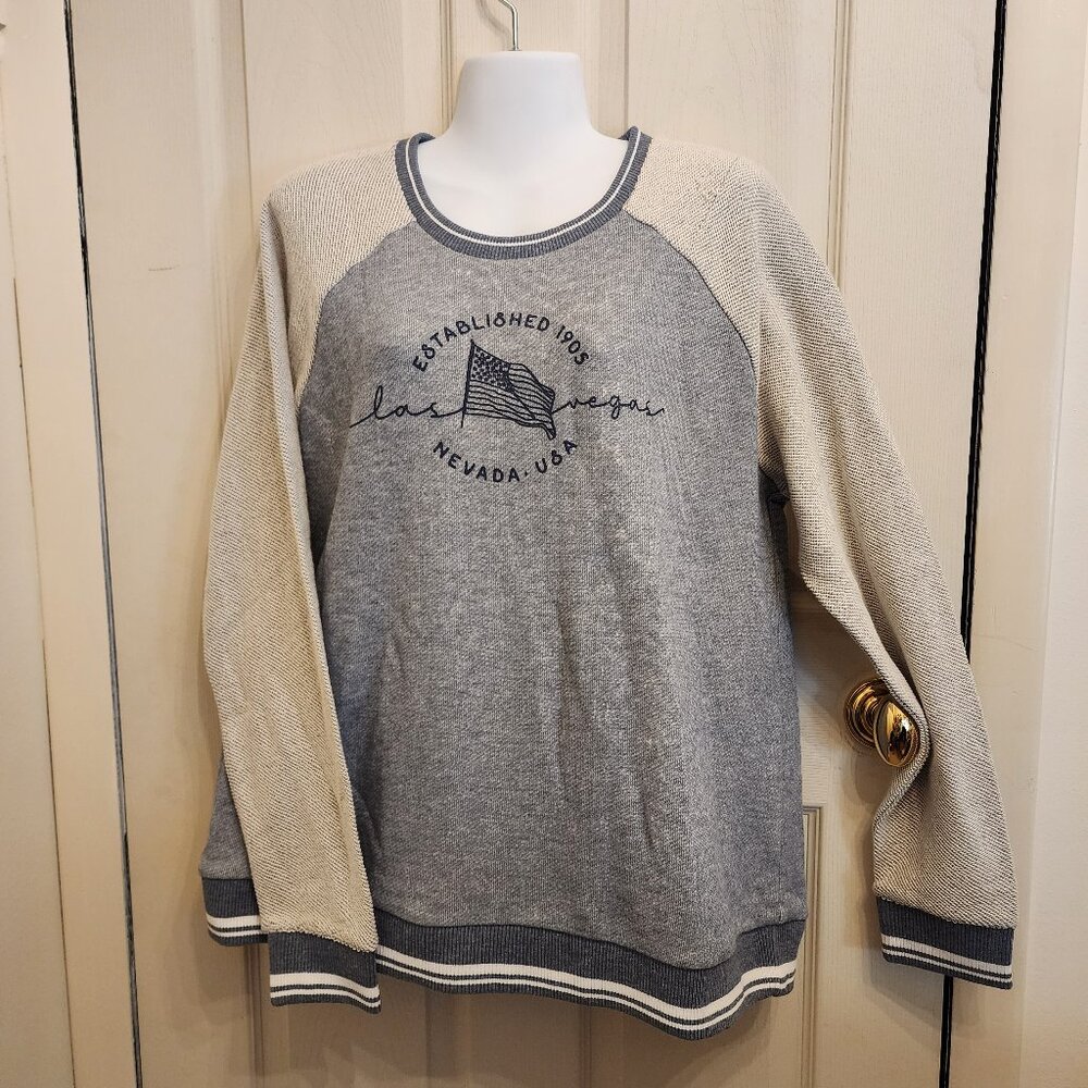 womans las vegas light weight sweatshirt